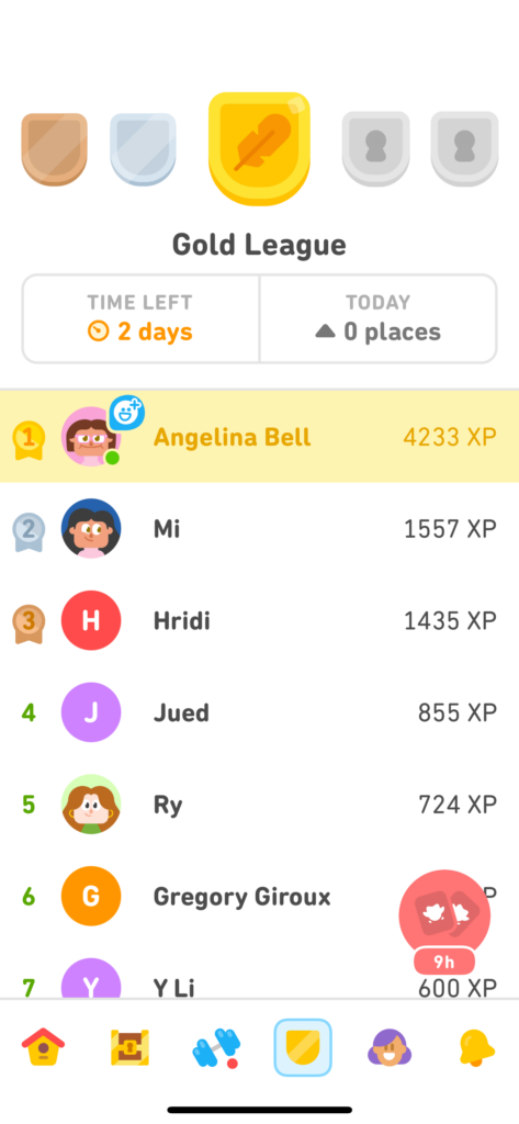 Duolingo overachiever