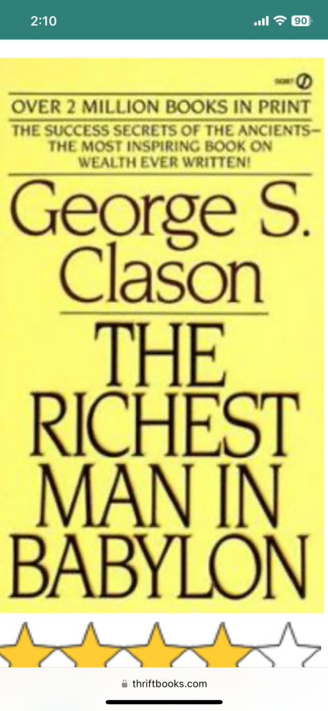 Richest Man in Babylon book