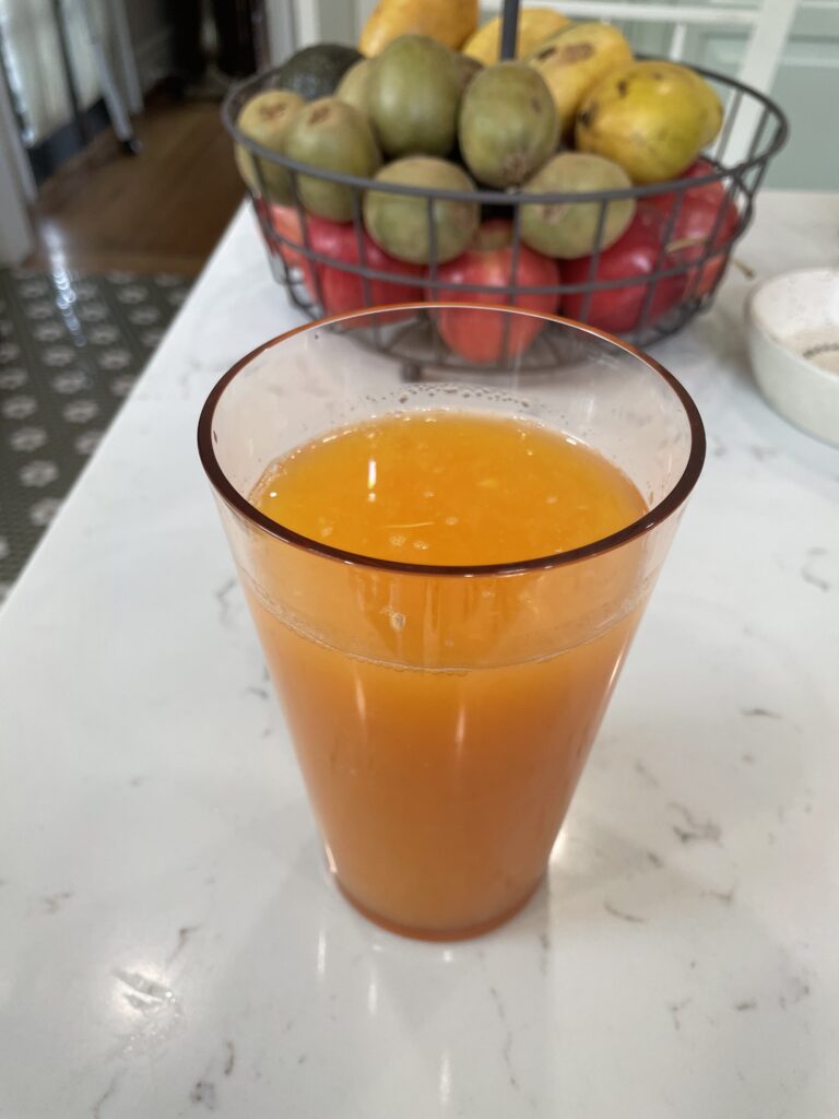 Fresh squeezed citrus juice